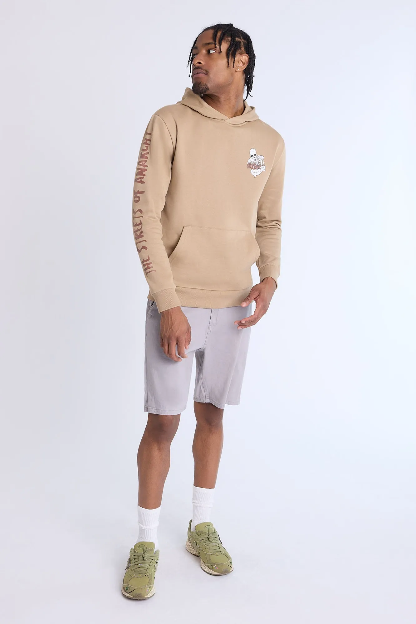 Short chino en sergé Arsenic homme