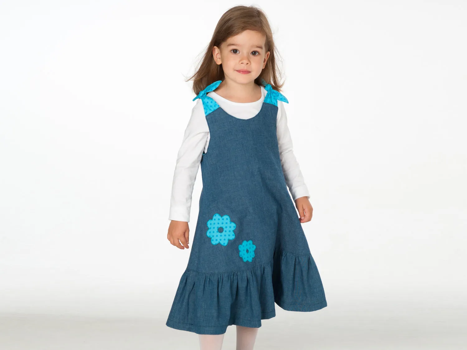 SIENA Baby girls dress sewing pattern Paper pattern