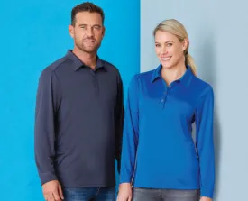 Stencil Freshen  Mens L/S Polos (1043)