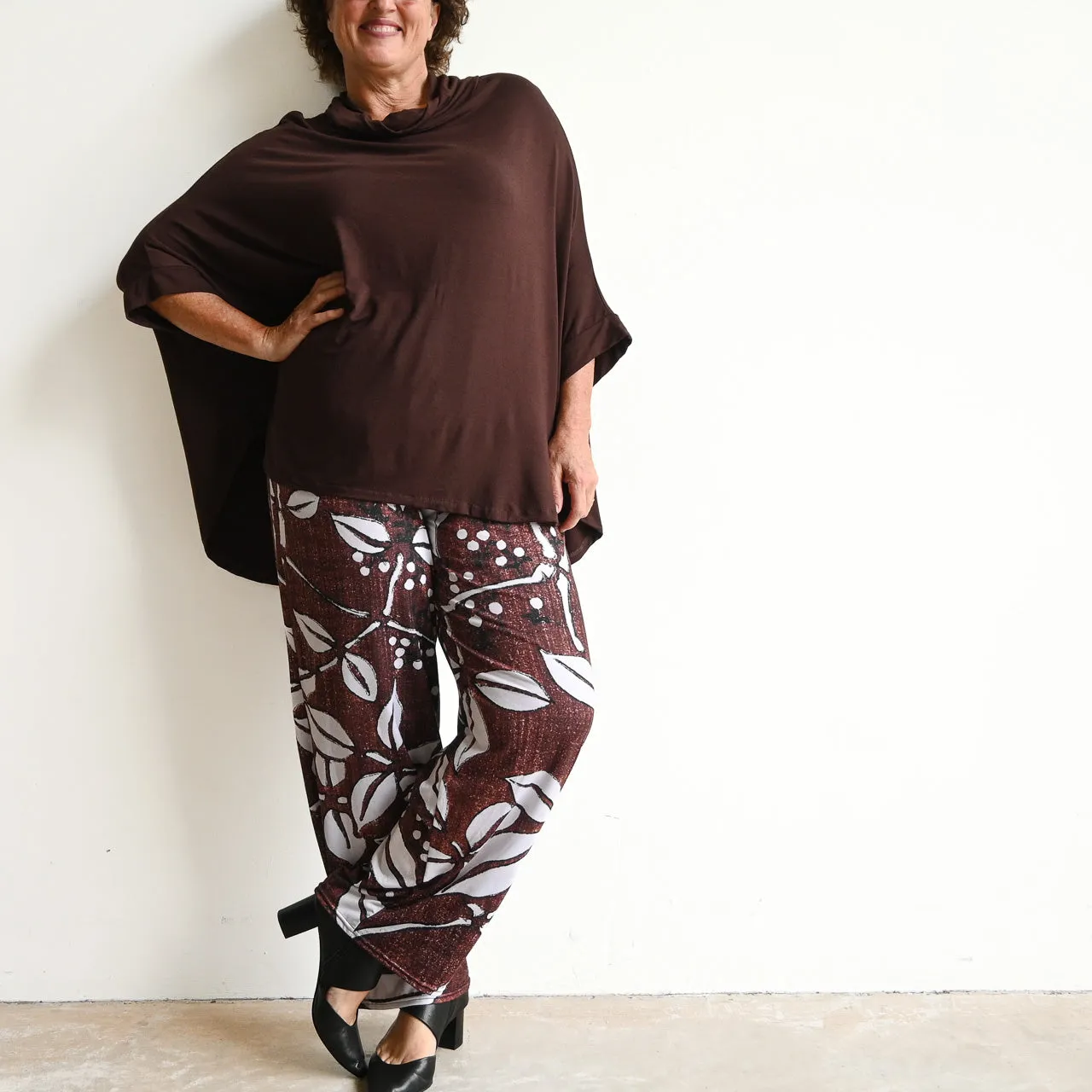 Sundown Stretch Lounge Pants - Island Leaves