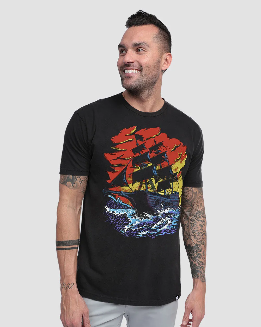 Sunset Raiders Vintage Tee