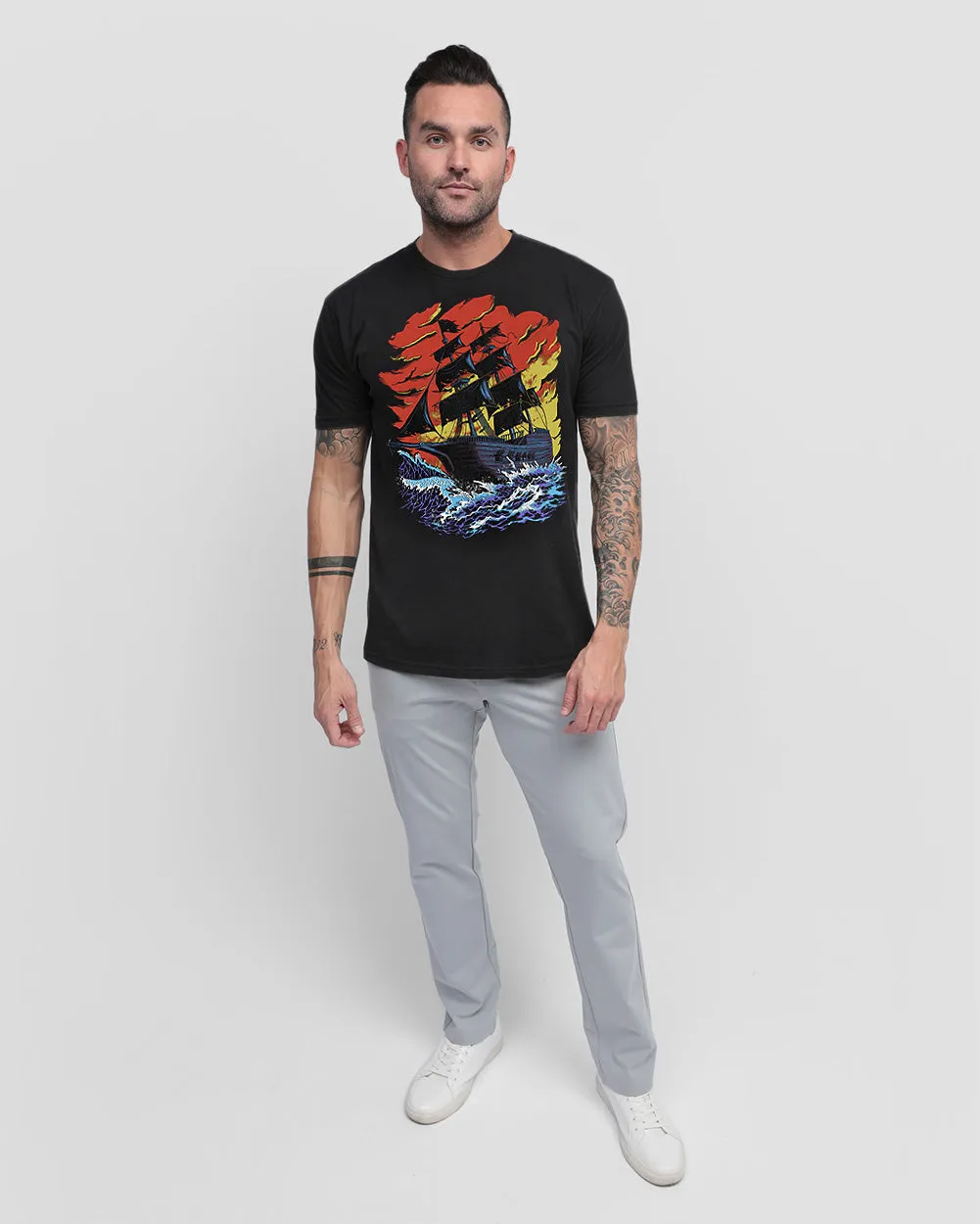 Sunset Raiders Vintage Tee