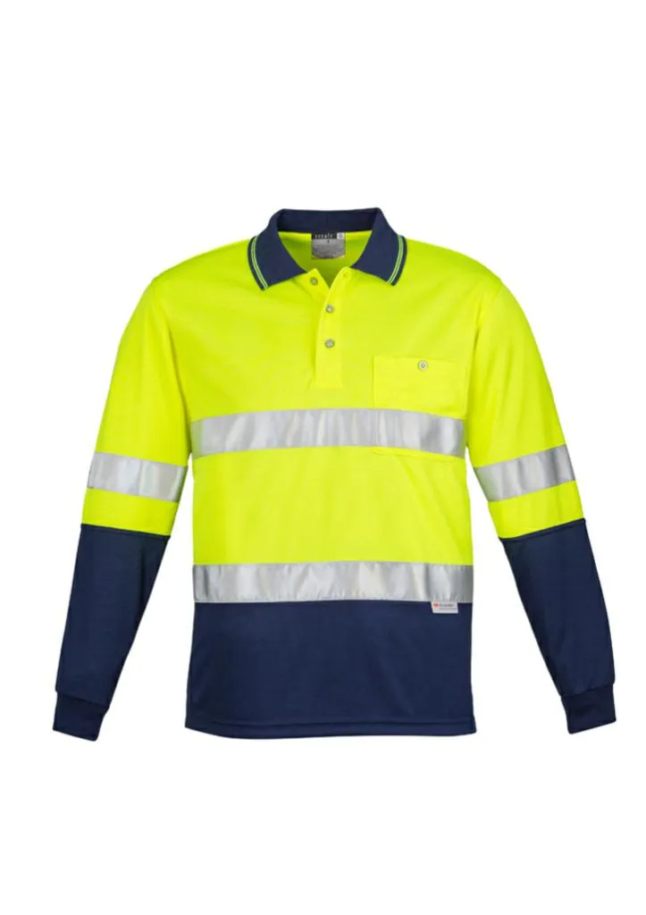 Syzmik ZH235 Mens Hi Vis L/S Polo - Hoop Taped