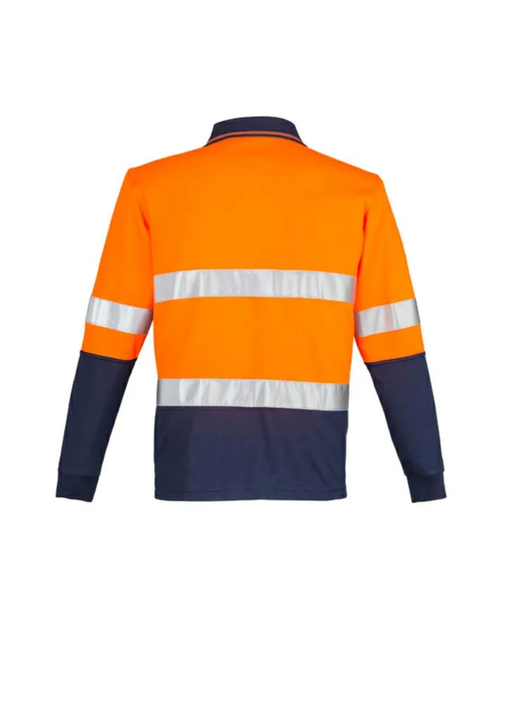 Syzmik ZH235 Mens Hi Vis L/S Polo - Hoop Taped