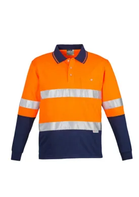 Syzmik ZH235 Mens Hi Vis L/S Polo - Hoop Taped