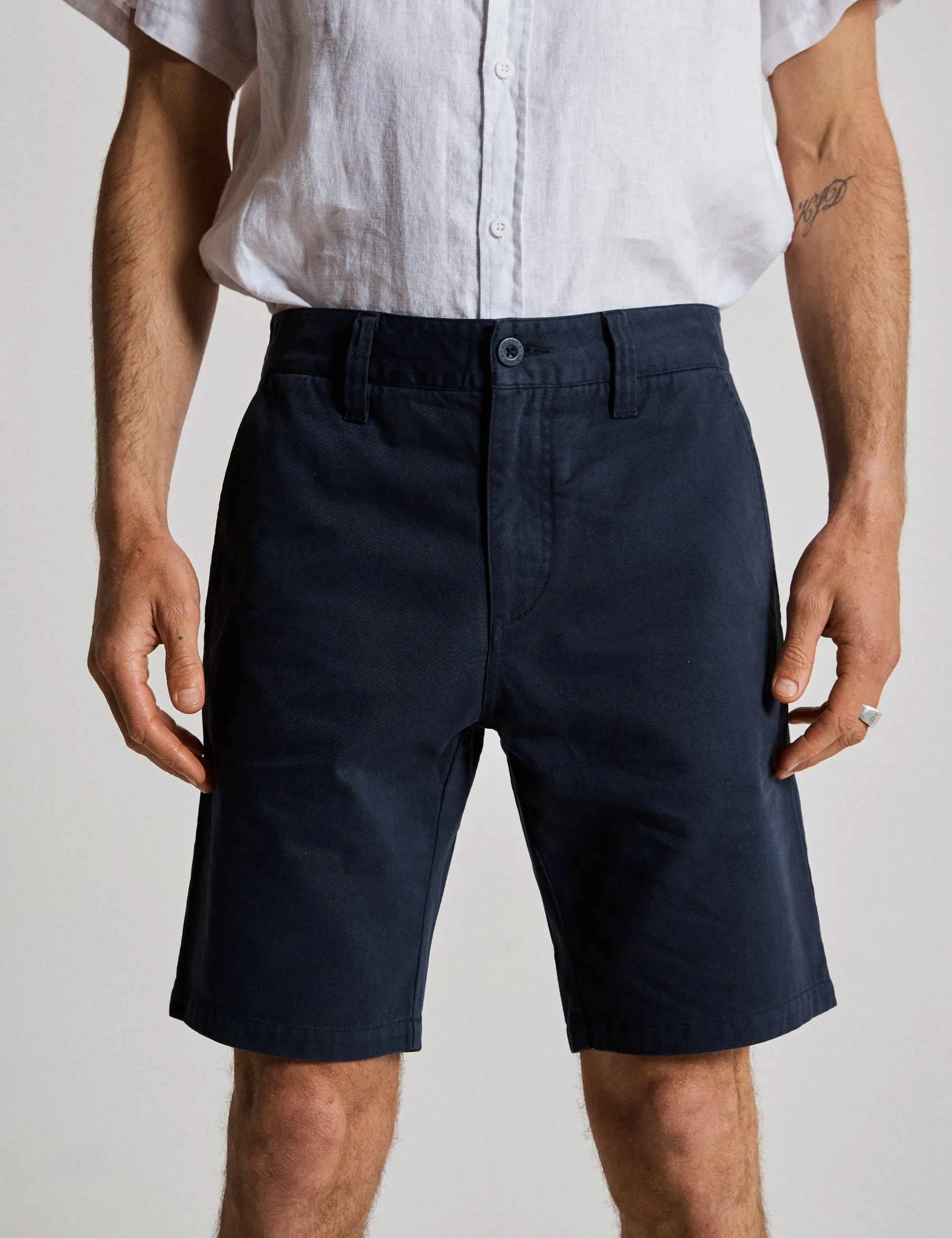 Taylor Stretch Chino Short - Navy