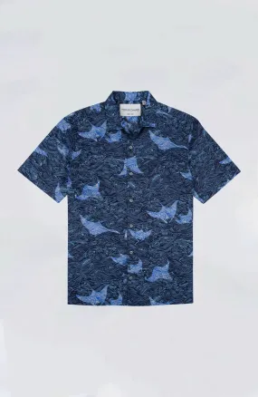 Tori Richard - Manta Waves Aloha Shirt