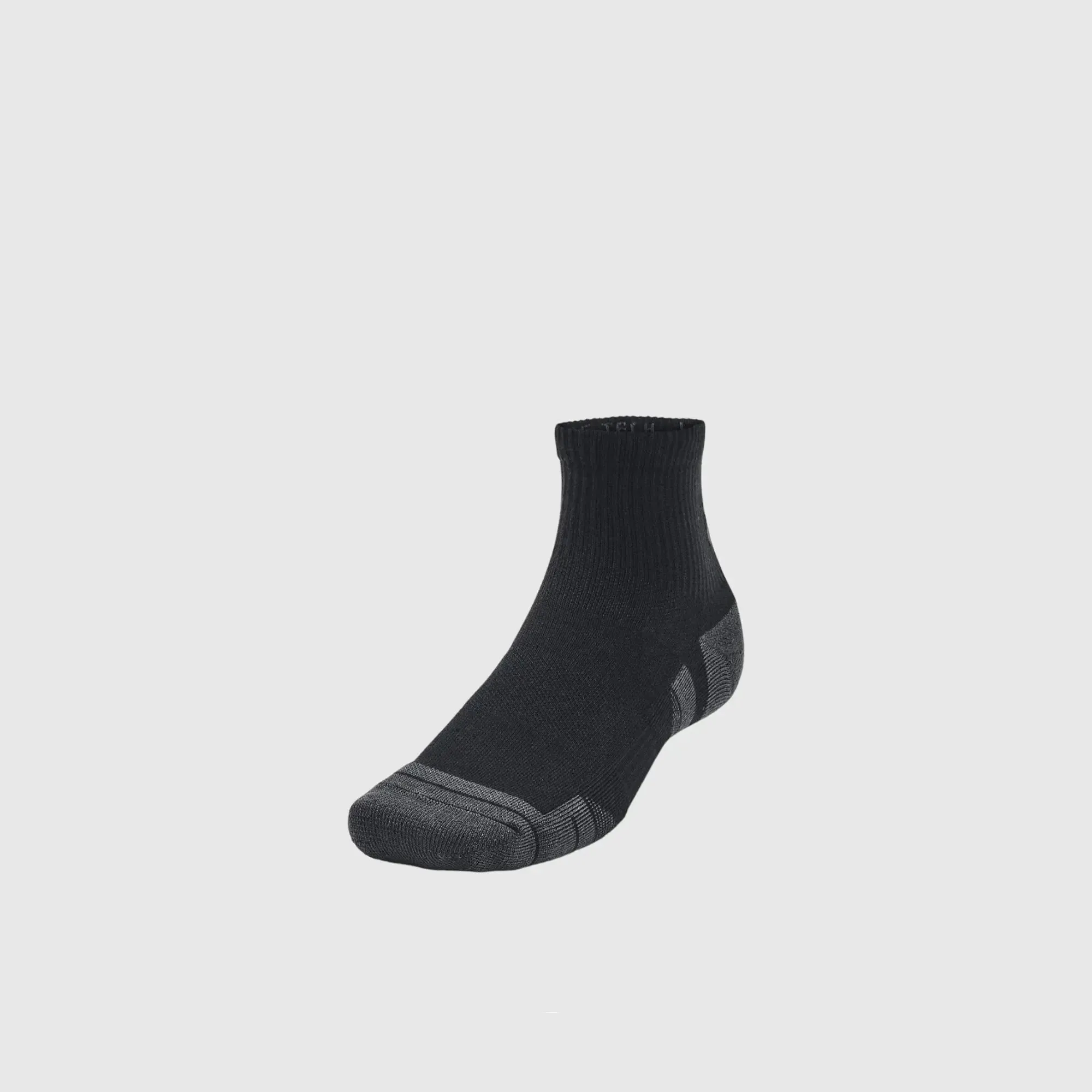 Under Armour Unisex PERFORMANCE TECH 3PK QTR Black