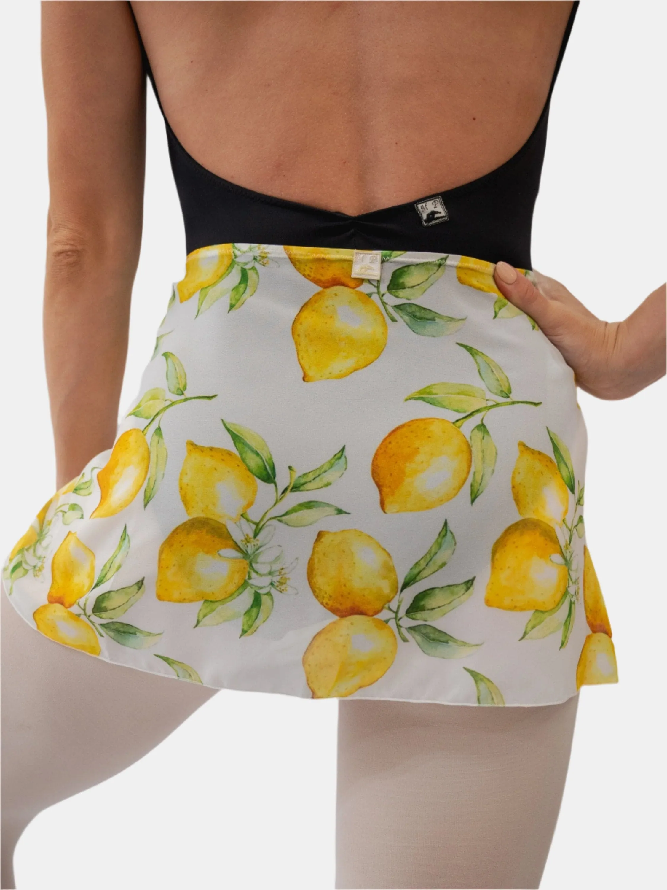 White Lemons Wrap Short Dance Skirt MP302