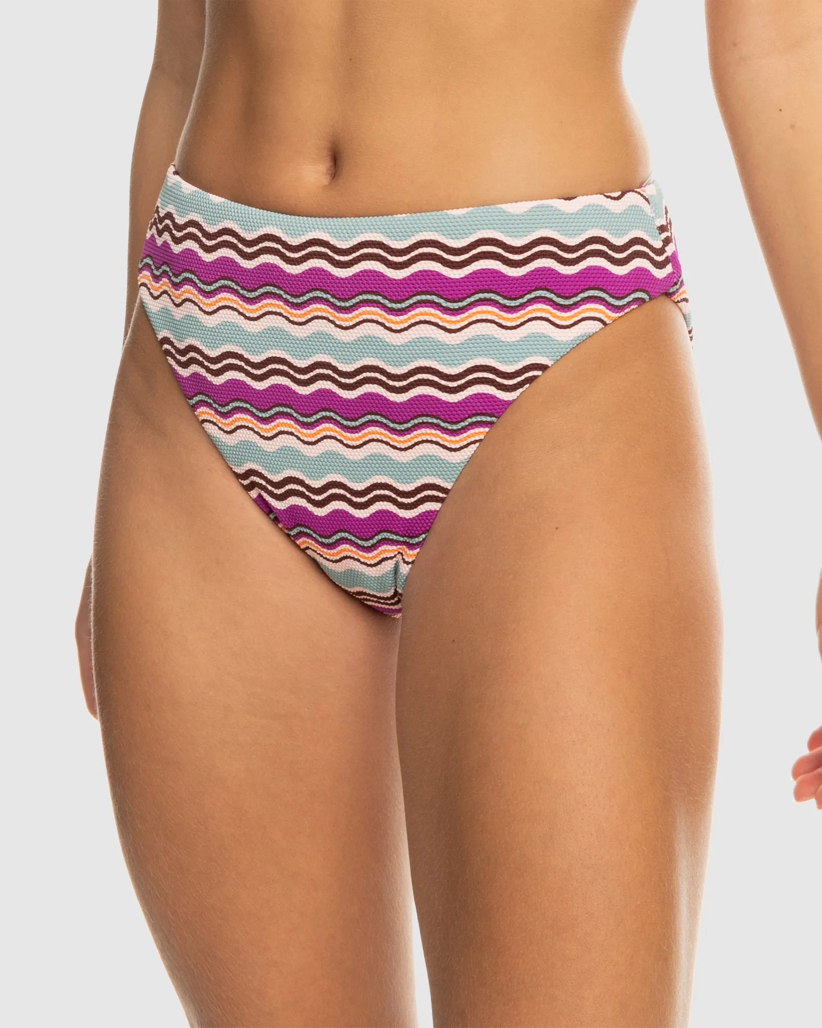 Womens Flowy Mood Midwaist Moderate Bikini Bottom