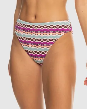 Womens Flowy Mood Midwaist Moderate Bikini Bottom