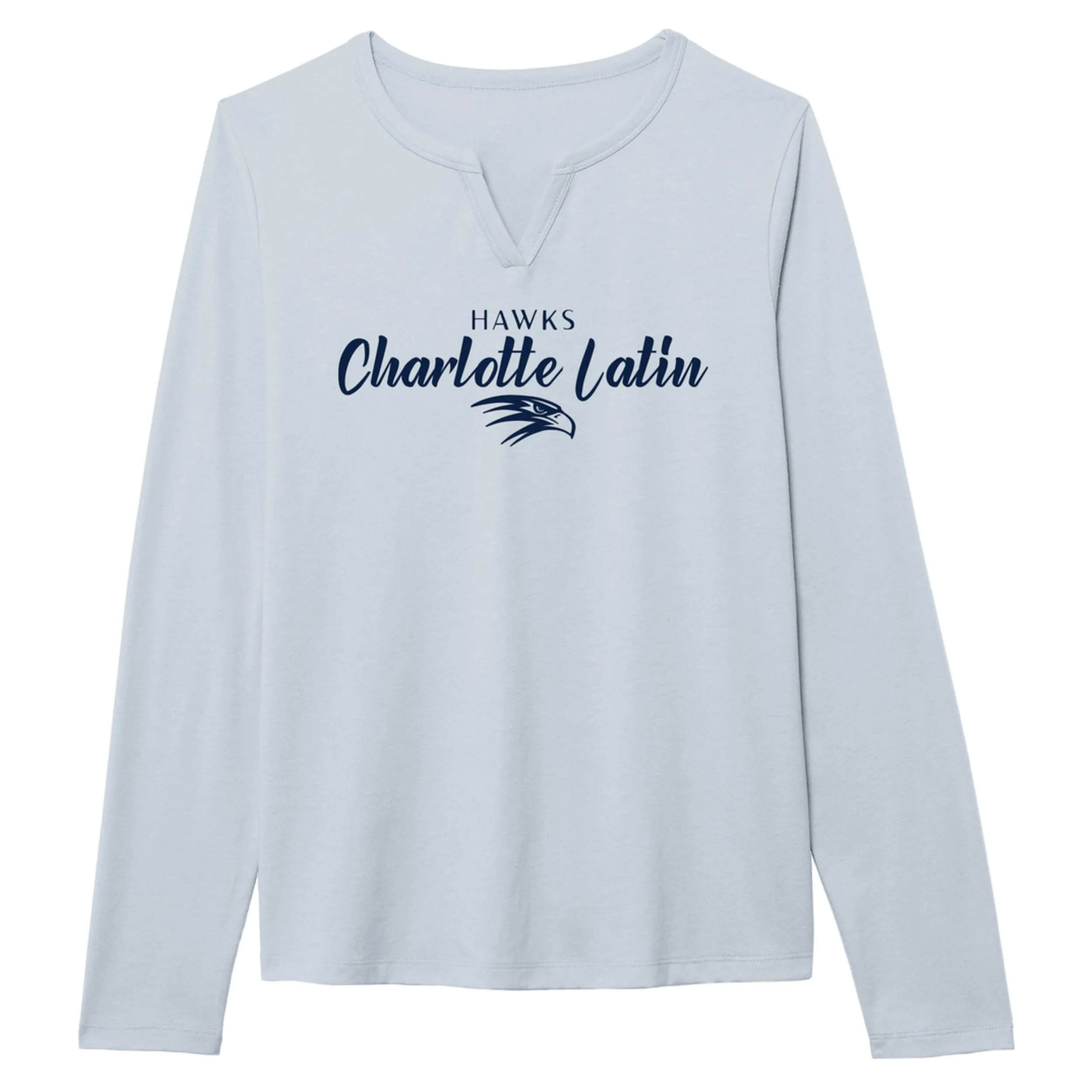 Women's Long Sleeve Notch Tee