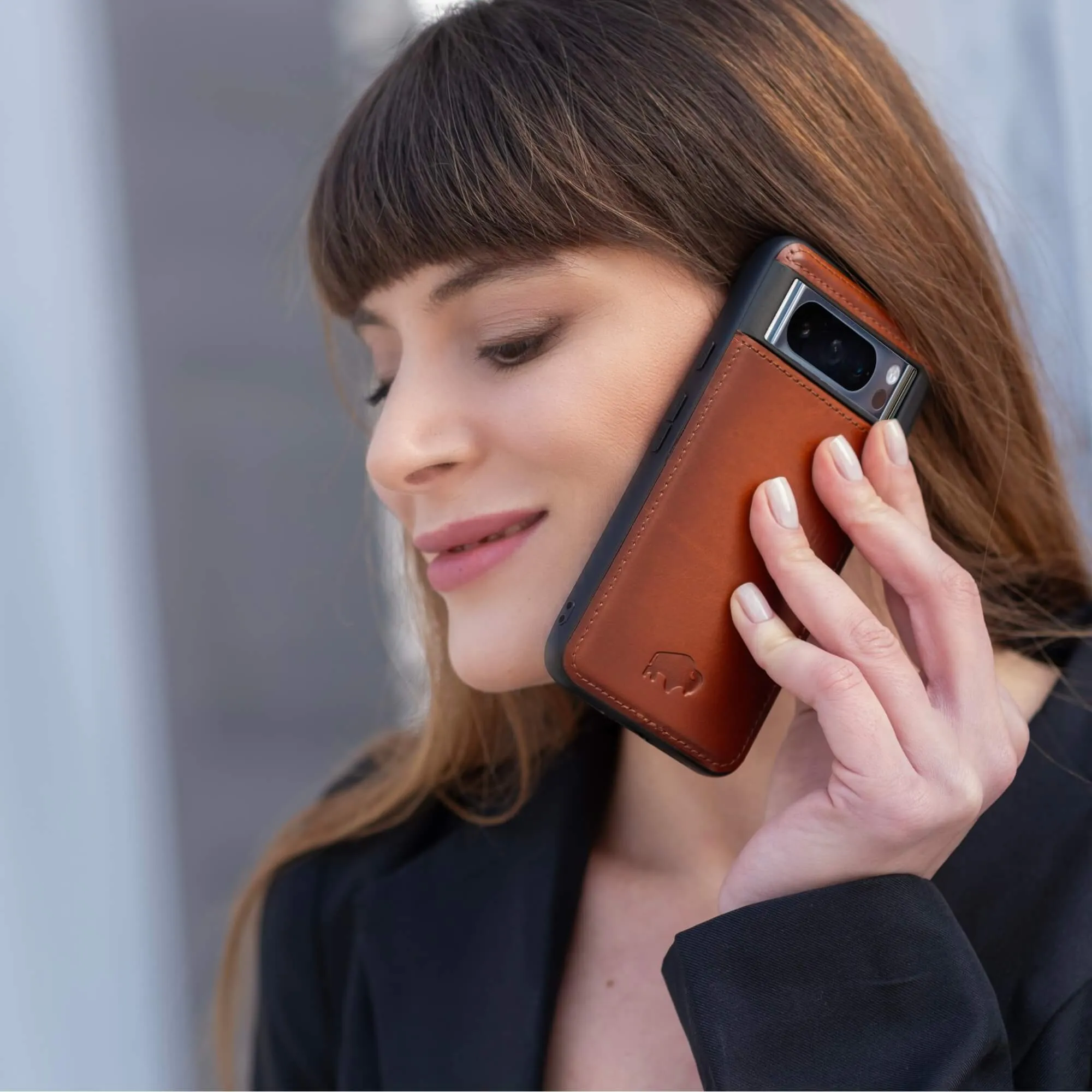 York Google Pixel 8 Snap-On Case, Burnished Tan