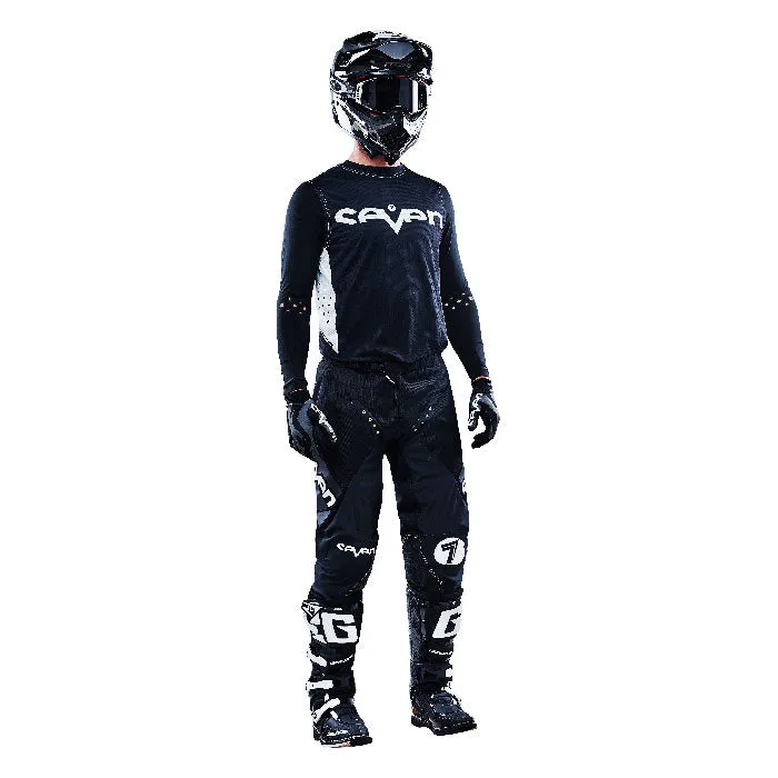 Zero Staple Laser Cut Compression Jersey - Black