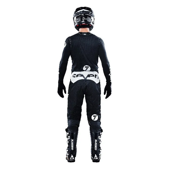 Zero Staple Laser Cut Compression Jersey - Black