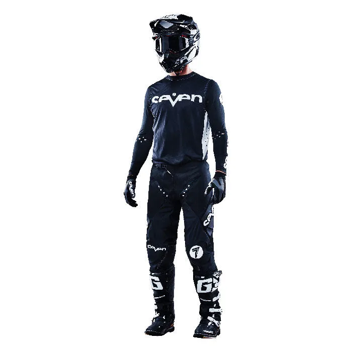 Zero Staple Laser Cut Compression Jersey - Black