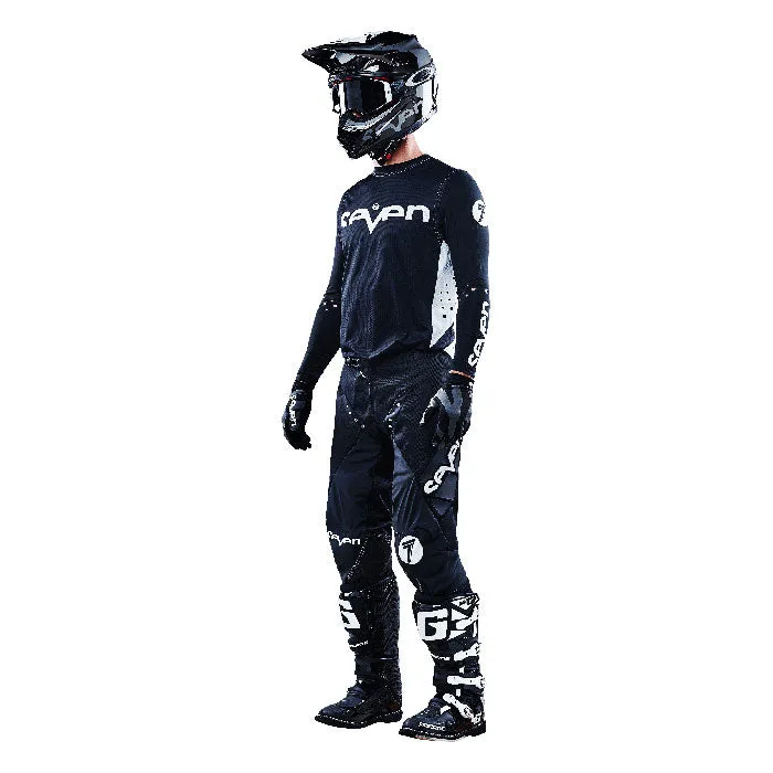 Zero Staple Laser Cut Compression Jersey - Black