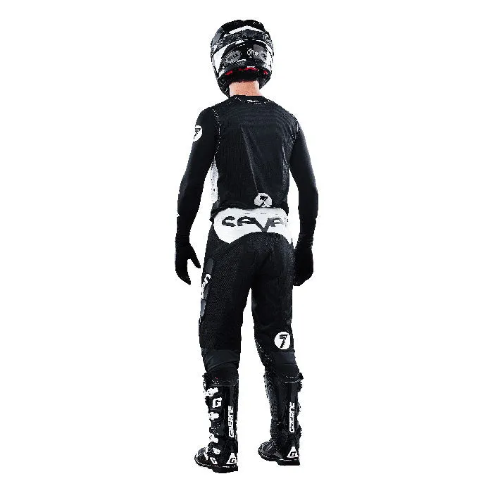 Zero Staple Laser Cut Compression Jersey - Black